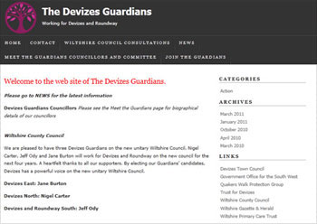 Devizes Guardians - Local Political Party