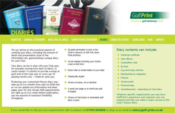 Golf Print - Printing Service for Golf Related Products