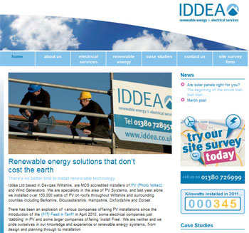 Iddea - Solar Panels and Wind Turbine Installers