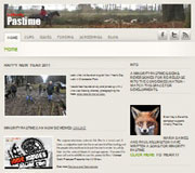 A Minority Pastime Website Design