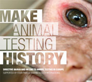 Make Animal Testing History Website Design