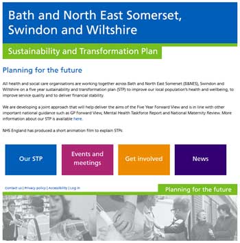 Bath and North East Somerset, Swindon and Wiltshire - NHS Sustainability and Transformation Plan